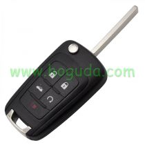 For Buick 4+1 button flip remote key blank