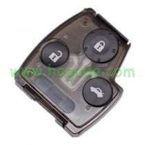 For Honda 3 button remote control key blank with put chip place