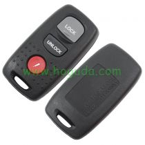 For Mazda 2+1 button modified remote key blank