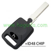 For Audi  transponder key with  ID48 chip
