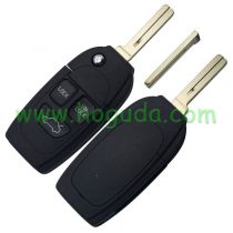 For Volvo 3 button flip remote key blank 