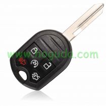 For ford 5 button remote key with 433.92MHz  FSK without 4D63 CHIP P/N: BB5T-15K601-BA OEM:164-R7999
