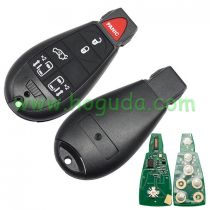 For Chrysler 5+1 button remote key with 433Mhz ID46 PCF7941 Chip FCCID:M3N5WY783X