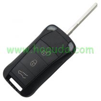 For Porshe Cayenne 3 button flip remote  key with ID46 Chip and 315Mhz