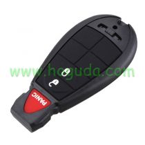 For Chrysler 2+1 button remote key with 433Mhz ID46 PCF7961 Chip FCC ID:GQ4 53T