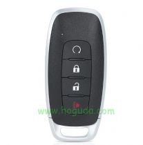 For Nissan 3+1 button smart key blank