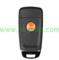 For Xhorse VVDI  For Audi Type Universal Remote Flip Key 3+1 Buttons Wireless XNAU02EN 