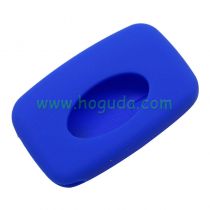 For Landrover 5 button Silicone case（blue）