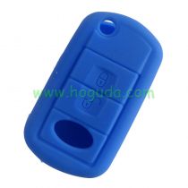 For Landrover 2 button Silicone case（blue）