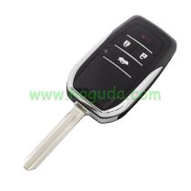 For Toyota modified 4 button key shell with TOY 43 blade