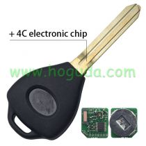 For Toyota transponder key with 4C electronic chip