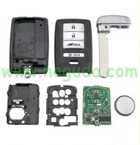 For Acura 3+1 button Smart Car Key