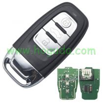 For Audi A4L, Q5 3 button remote key with 315Mhz and 7945 Chip  Mode