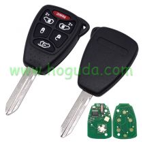For Chrysler 5+1 button remote key with 315Mhz Two model FCCID-M3N5WY72XX (2004-2007)  FCCID:OHT692427AA (2006-2010) for you can choose