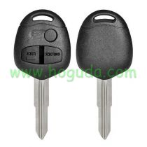 For high quality Mitsubishi 3 button remote key blank with left blade enhanced version