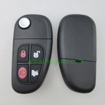 For Jaguar 4 button remote key blank