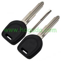 For Mitsubishi transponder Key shell with right blade Without Logo