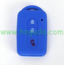 For Nissan 3 button silicon case (blue)