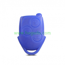 For Ford blue 3 button remote key blank can put logo