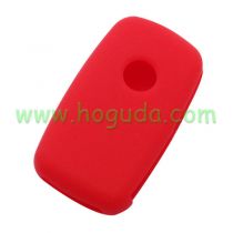 For VW 3 button silicon case (red)