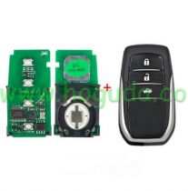For Lonsdor 8A Universal Smart Car Key for Toyota 3 button Universal Smart Key for K518 and KH100，support board numbers:0020/3770/6601/0111/2110/5290/0031/0310/0182/7930/A433/F433/F43口/0780/0140