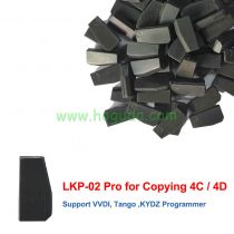 Original LKP-02 Pro Chip for Copying 4D / 4C /G Chip, LKP02 Pro Reuseable Transponder Chip Support Tango/ VVDI /KYDZ / Keyline 884