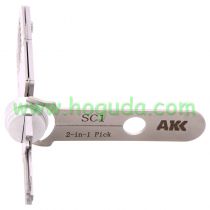 Original AKK Tools SC1 2 in 1 Decoder And Lock Picks Tool 
