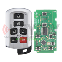 KEYDIY TDB07-6 pcb smart remote key with 4D chip