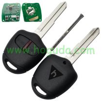 For Mitsubish 2 button remote key with Left Blade 315MHZ with ID46 chip