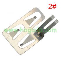 Car key battery clamp for remote key blank 2#