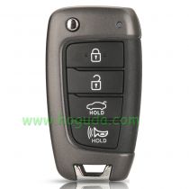 For Hyundai 4 button remote key blank （ Trunk ）