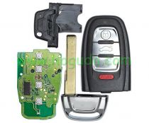 For Audi 3+1 button remote key with 315Mhz PCF7945A / HITAG 2