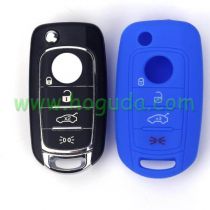 For Fiat 4 button silicon case (blue)