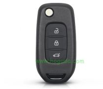 For Renault 3 button remote key blank with Blade and black back cover please choose the blade type.