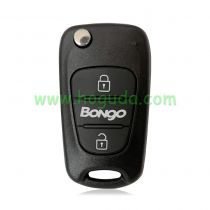 For Hyundai bongo 3 button flip remote key blank