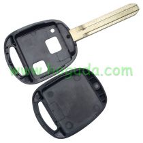 For Toyota 2 button remote key blank with TOY43 blade