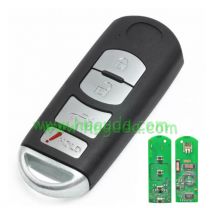 For Mazda 4 button smart remote key with 315MHZ  4D63 Chip  FCC ID: KR55WK49383 P/N: 5WK49383A, 5WK49383E IC: 267T-5WK49383 Siemens VDO system