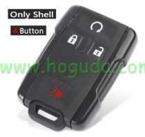 For Chevrolet black 4 button remote key shell, the side part is black