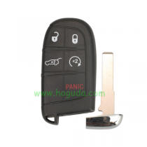 For Fiat 4+1 button remote key with 433Mhz PCF7953M /PCF7945 4A HITAG AES HITAG AES Chip FCC ID:M3N-40821302