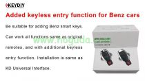 KEYDIY added keyless entry function for benz cars Same As KD Universal Interface