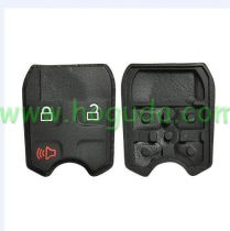 For Ford 3 buton remote key shell with HU101 key blade enhanced version