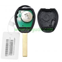 For BMW Mini 2 button remote key With 433MHZ ID73  PCF7930/31 chip