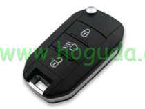For Original Peugeot  3 button remote key with ID46 PCF7941 433mhz chip PN:5FA01035304