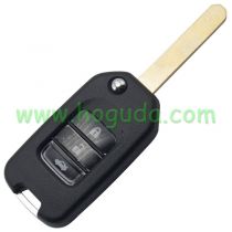 For Honda 3 button flip remote key blank