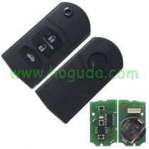 B14  Mazda style 3 button remote key for KD300 and KD900 and URG200 to produce any model remote
