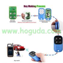 For Xhorse XKXH01EN Universal Remote Key 4 Buttons for VVD2/VVDI Key Tool English Version 
