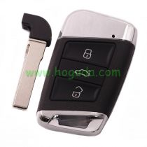 For VW 3 Button remote key blank  with blade