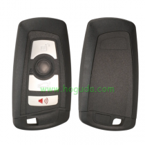For BMW 4 button remote key blank with panic button black color