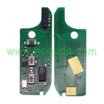 For Original For Fiat MAGNETI MARELLI BSI Control  3 button remote key with 434mhz 7946 chip，PCB is original
