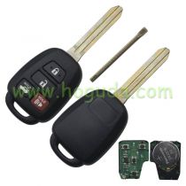 For Toyota 3+1 button remote key with 315MHZ (FCC ID is FCC:HYQ12BEL)